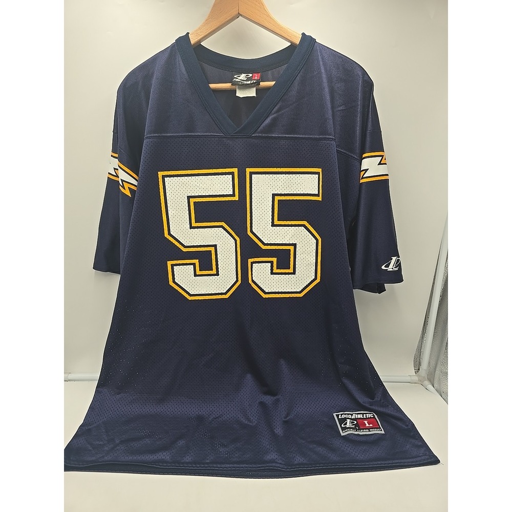 Logo Athletic Junior Seau #55 San Diego Chargers Football Jersey L